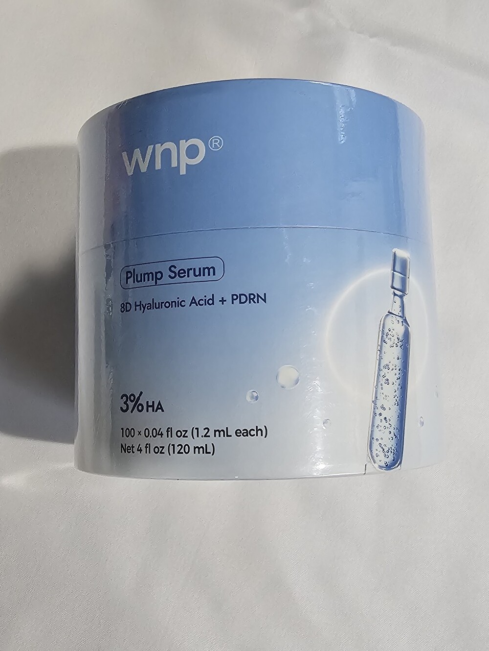 WNP Plump Serum 3% HA - Hydrating Blue Serum